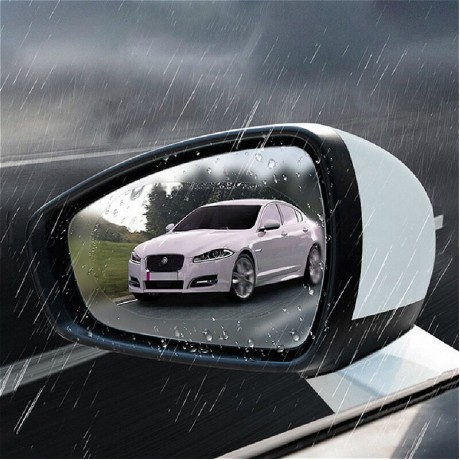 Kaca Mobil Anti-Kabut dan Tahan Hujan Film Kaca Spion Mobil Stiker Modifikasi untuk Audi BMW Mercedes-benz Stiker Aksesoris