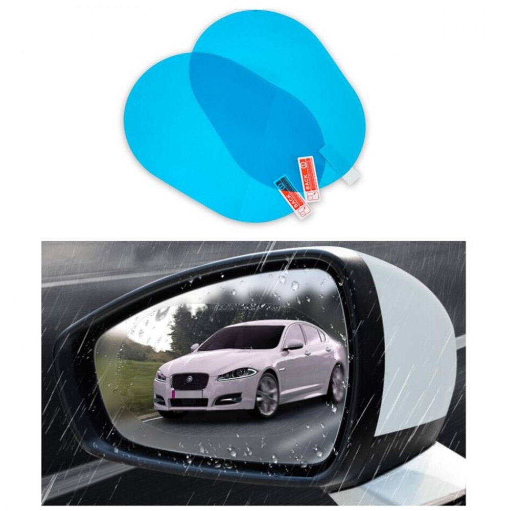 Kaca Mobil Anti-Kabut dan Tahan Hujan Film Kaca Spion Mobil Stiker Modifikasi untuk Audi BMW Mercedes-benz Stiker Aksesoris